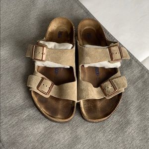 Birkenstock Arizona Soft Footbed - Suede (Unisex)